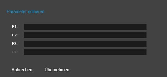 Item-Parameter bearbeiten